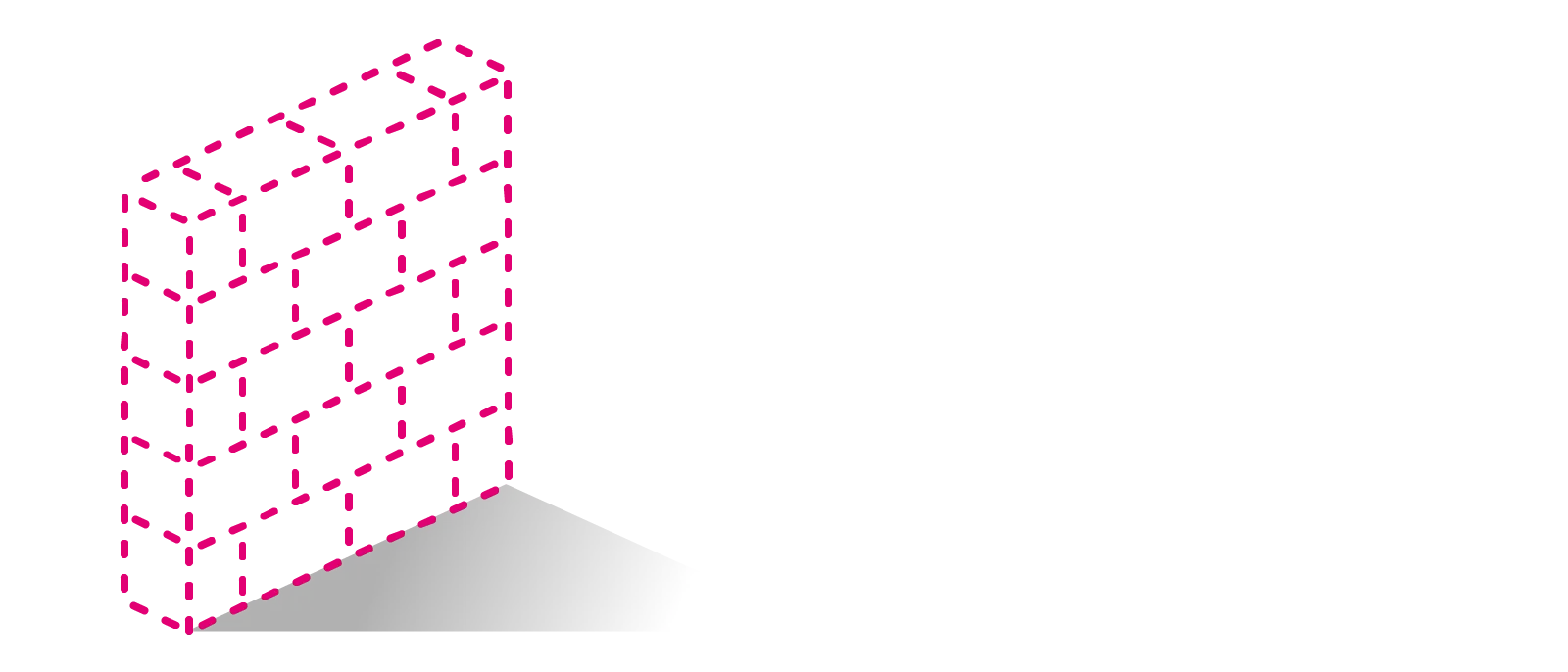 Illustration of an invisible brick wall